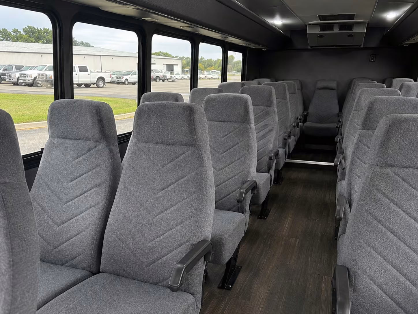 18 passenger minibus interior