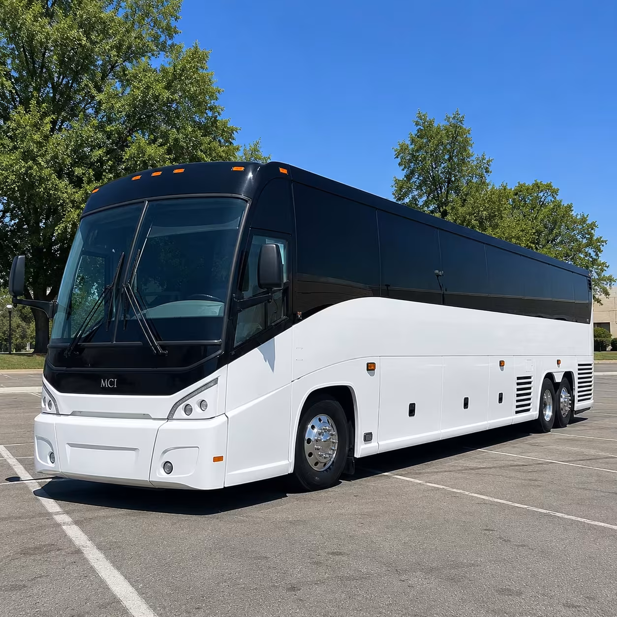 carrollton charter bus rental exterior