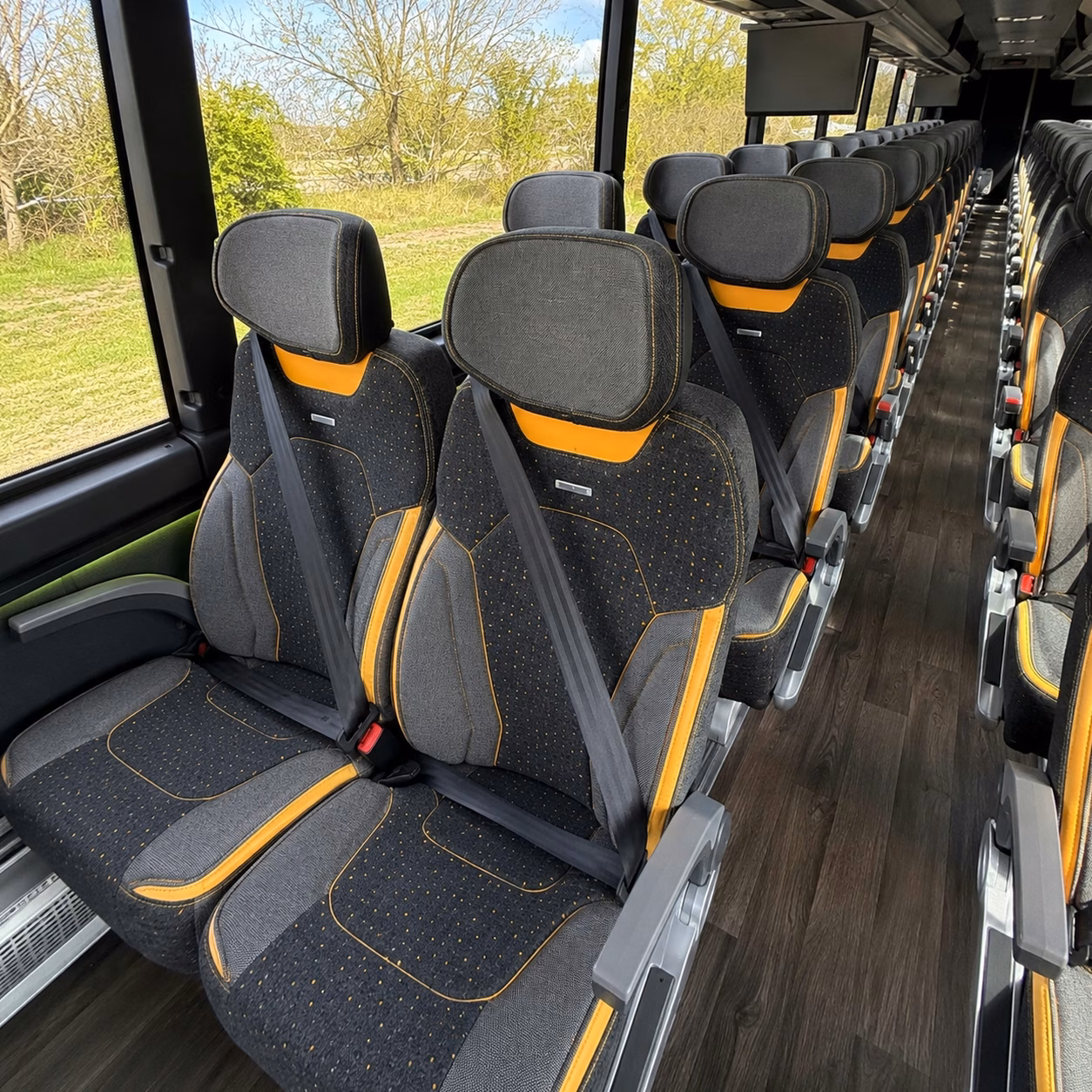 carrollton charter bus rental inside