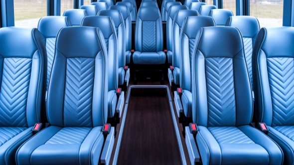 15 passenger minibus interior