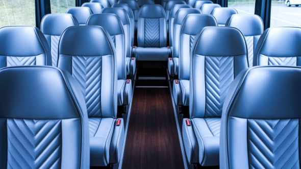 18 passenger minibus interior