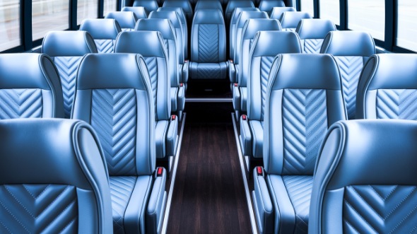 28 passenger minibus interior