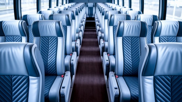50 passenger charter bus interior