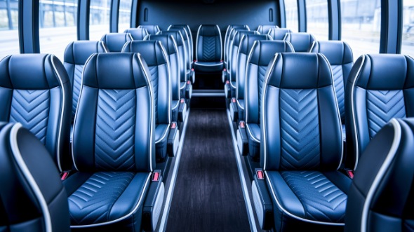 carrollton 20 passenger minibus inside