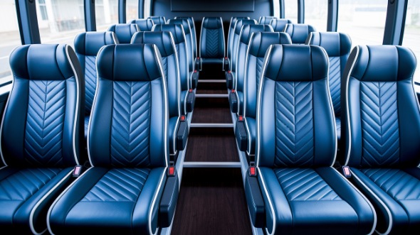 carrollton 25 passenger minibus inside