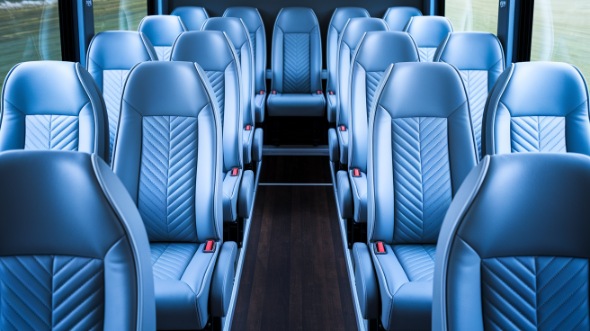 carrollton 35 passenger minibus inside